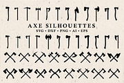 Axe Silhouettes Vector Pack