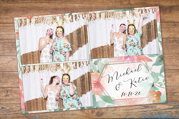 Fine Art Floral Photo Booth Template