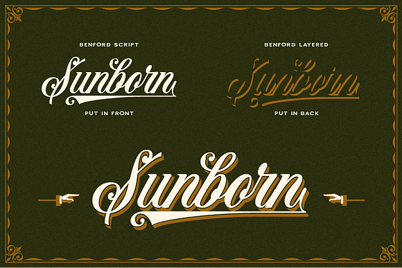 Benford Font Collections + Extras in Display Fonts - product preview 3