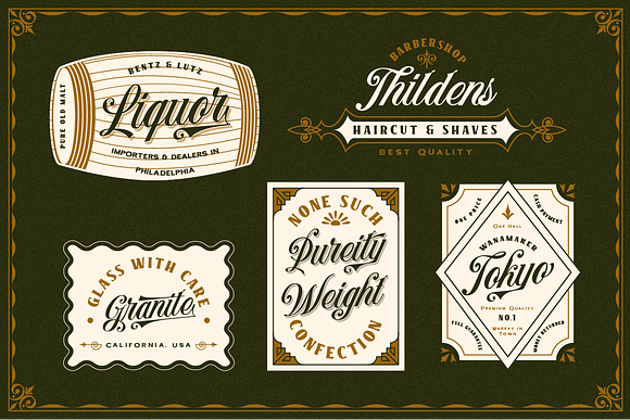 Benford Font Collections + Extras in Display Fonts - product preview 10