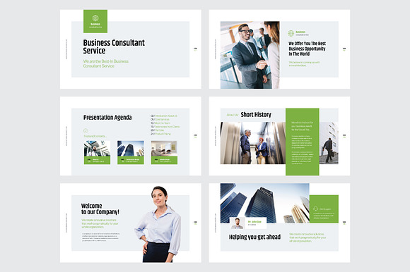 BUSINESS CONSULTANT - Powerpoint in PowerPoint Templates - product preview 1