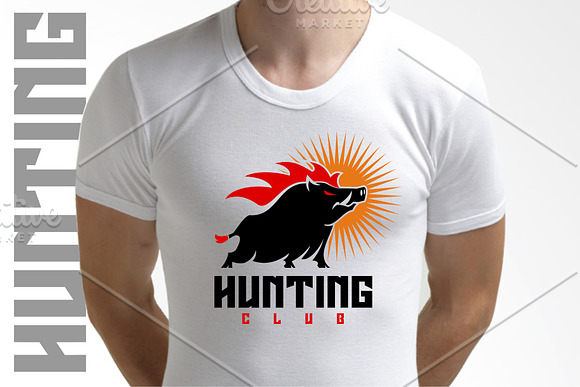 Black Hog in Logo Templates - product preview 6