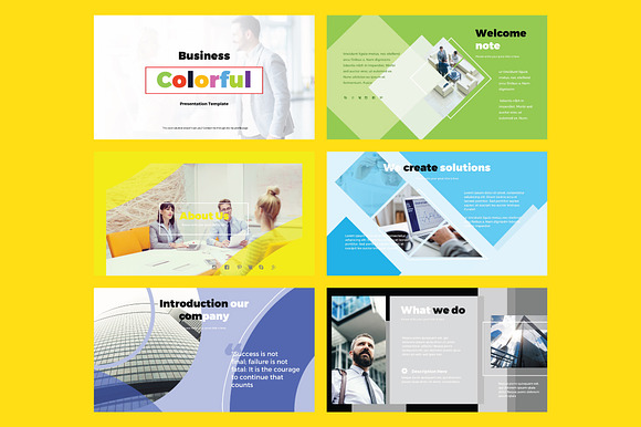 BUSINESS COLORFUL - Google Slide in Google Slides Templates - product preview 1