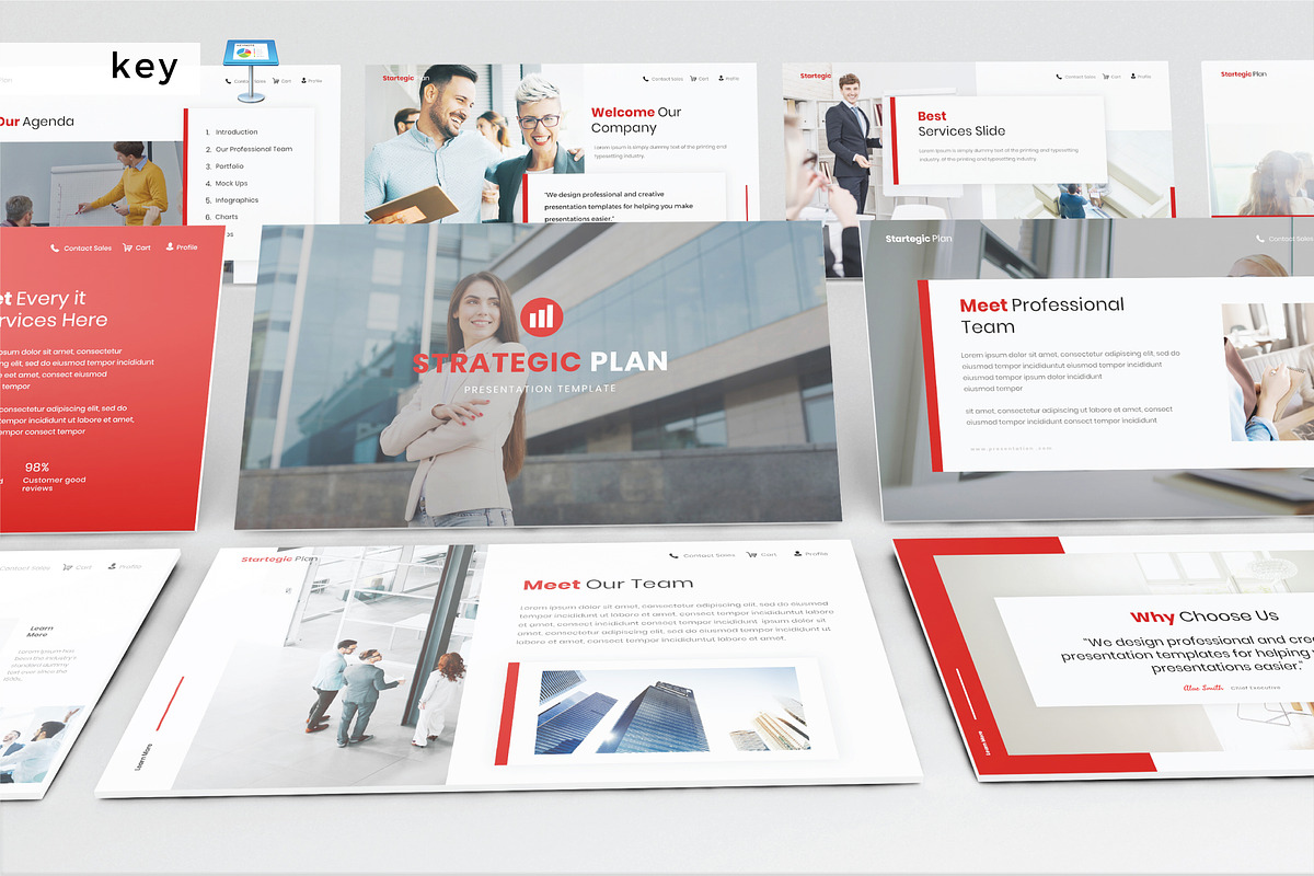 STRATEGIC PLAN - Keynote Template in Keynote Templates - product preview 8