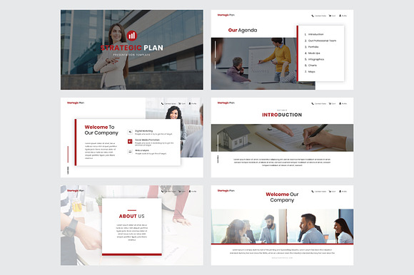 STRATEGIC PLAN - Keynote Template in Keynote Templates - product preview 1
