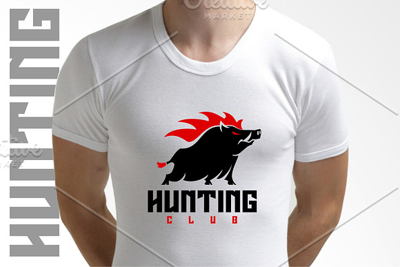 Black Hog in Logo Templates - product preview 7