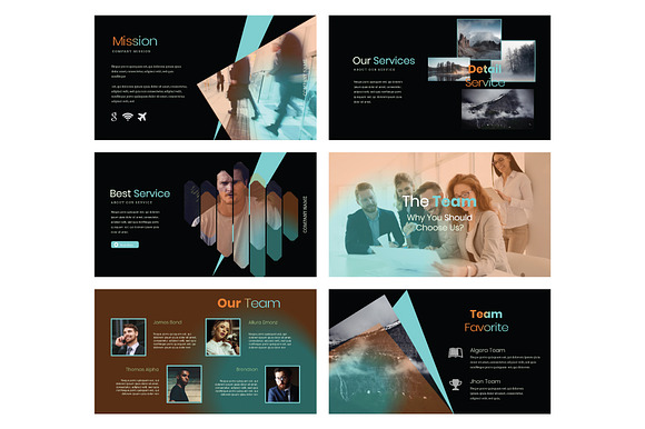 BLACK POINT -Powerpoint Template in PowerPoint Templates - product preview 2