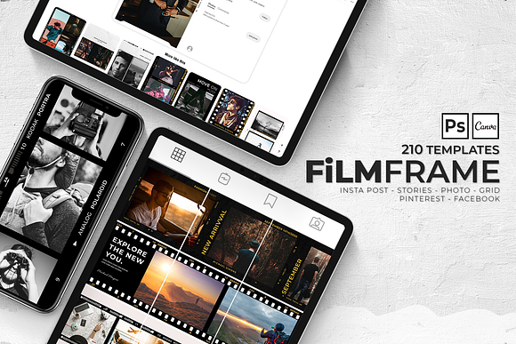 Film Frame Bundle in Instagram Templates - product preview 41