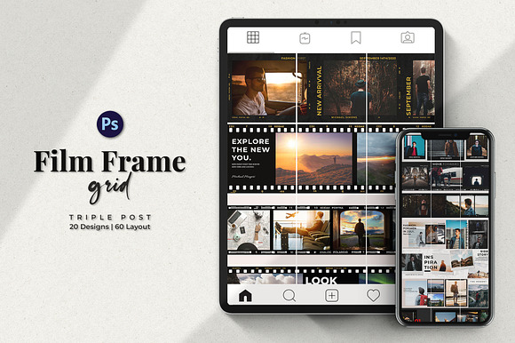 Film Frame Bundle in Instagram Templates - product preview 42