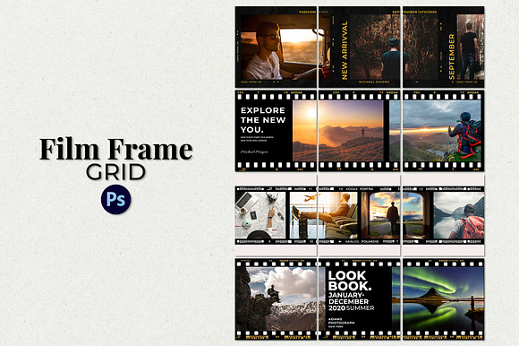Film Frame Bundle in Instagram Templates - product preview 44