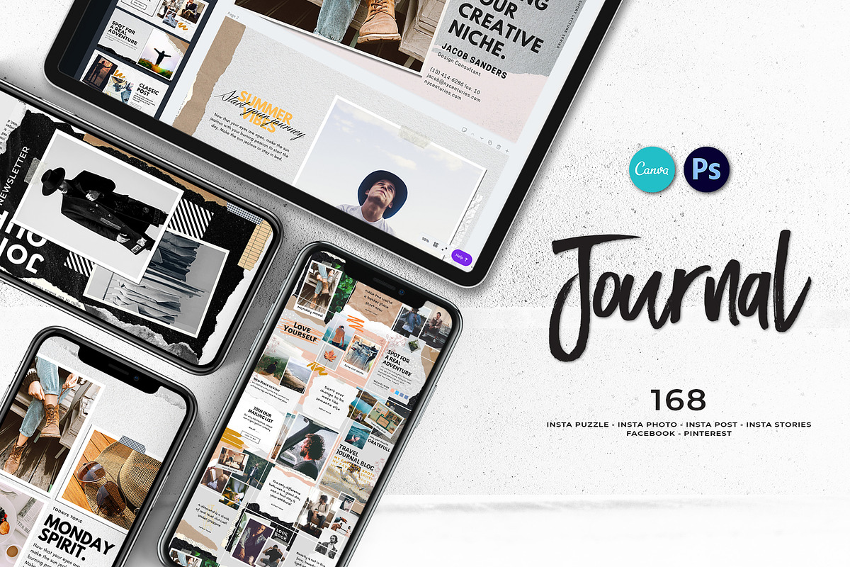 Journal Puzzle Bundle in Instagram Templates - product preview 8