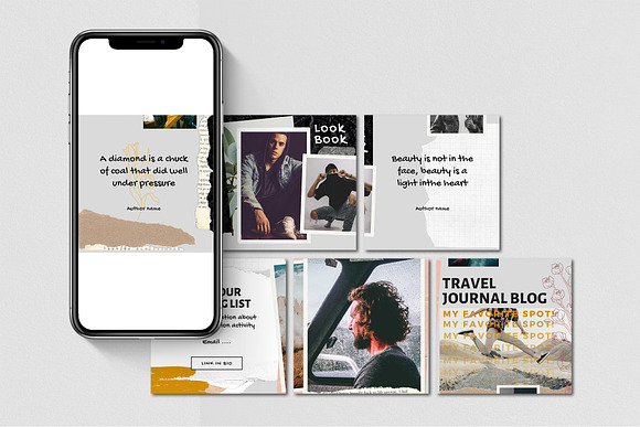 Journal Puzzle Bundle in Instagram Templates - product preview 3