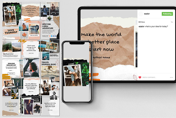 Journal Puzzle Bundle in Instagram Templates - product preview 6