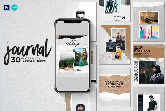 Journal Puzzle Bundle in Instagram Templates - product preview 7