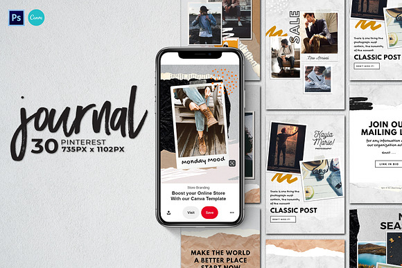 Journal Puzzle Bundle in Instagram Templates - product preview 39