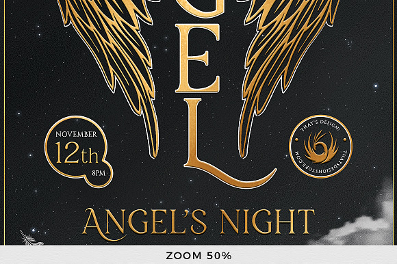 Angels Party Flyer Template V3 in Flyer Templates - product preview 7