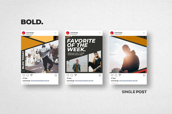 Instagram Puzzle Bold in Instagram Templates - product preview 8