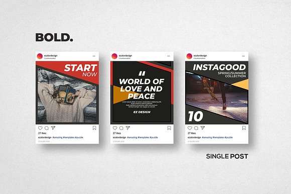 Instagram Puzzle Bold in Instagram Templates - product preview 9