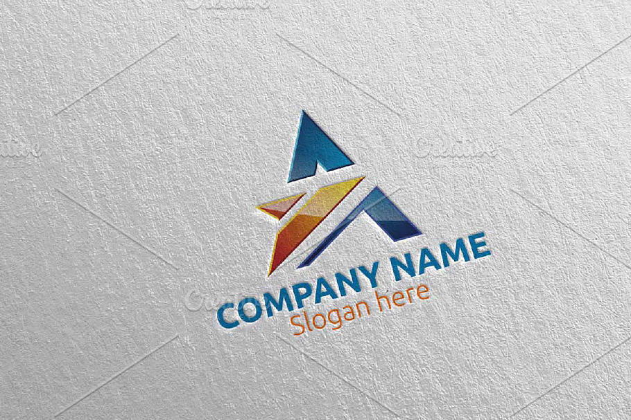 Letter A Logo Design 74 in Logo Templates - product preview 8