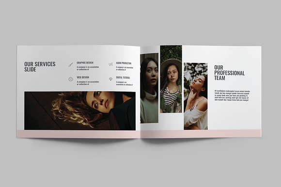 ALBUM BOOK LANDSCAPE - A5 Brochure in Brochure Templates - product preview 9