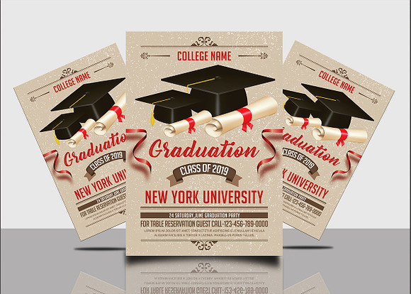 Graduation Invitation Bundle in Card Templates - product preview 3