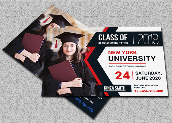 Graduation Invitation Bundle in Card Templates - product preview 4