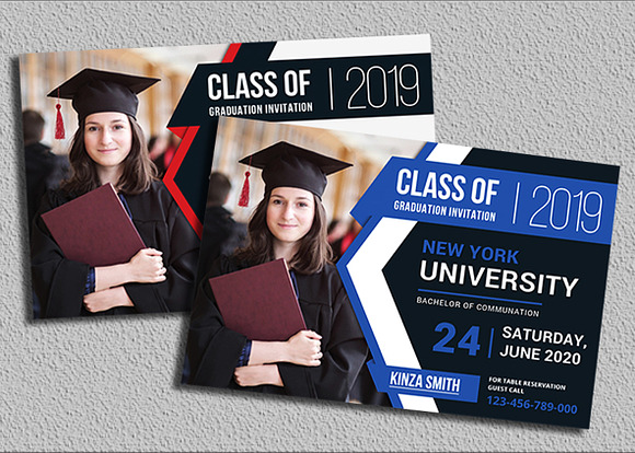 Graduation Invitation Bundle in Card Templates - product preview 5