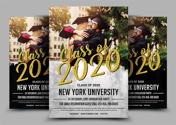 Graduation Invitation Bundle in Card Templates - product preview 11