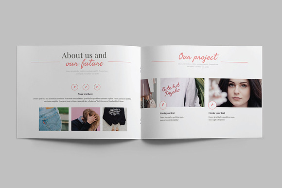 FASHION DESIGN - A5 Brochure in Brochure Templates - product preview 1
