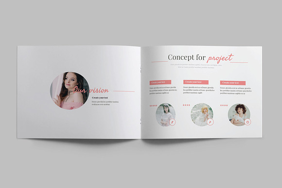 FASHION DESIGN - A5 Brochure in Brochure Templates - product preview 2
