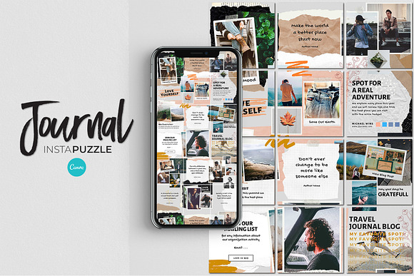 Journal Puzzle Bundle in Instagram Templates - product preview 47