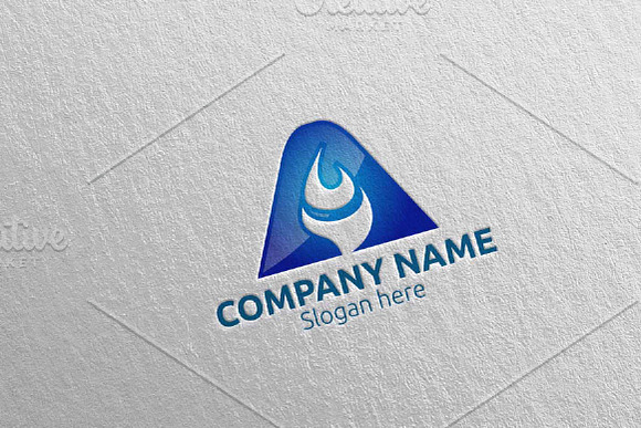 Fire Letter A Logo Design 79 in Logo Templates - product preview 2