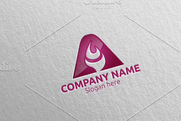 Fire Letter A Logo Design 79 in Logo Templates - product preview 3