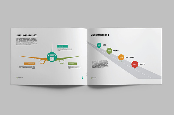INFOGRAPHICS - A5 Brochure in Brochure Templates - product preview 3