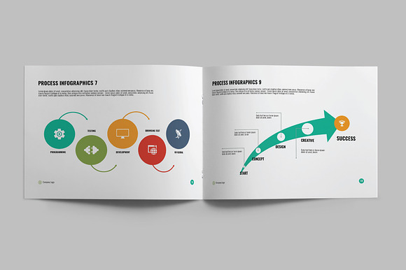 INFOGRAPHICS - A5 Brochure in Brochure Templates - product preview 7