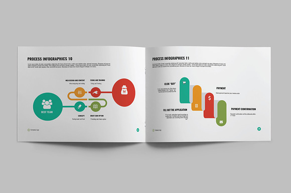 INFOGRAPHICS - A5 Brochure in Brochure Templates - product preview 8