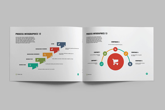 INFOGRAPHICS - A5 Brochure in Brochure Templates - product preview 9