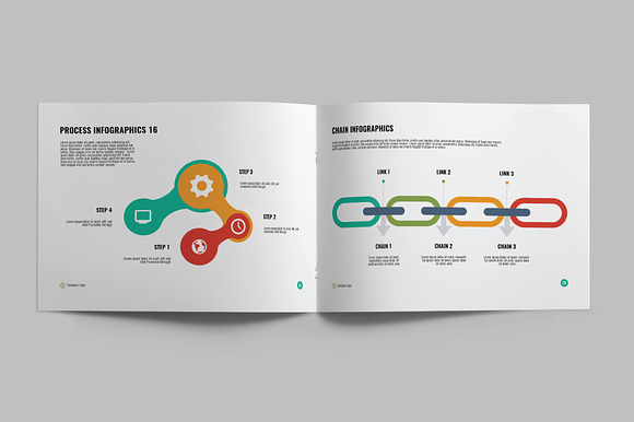 INFOGRAPHICS - A5 Brochure in Brochure Templates - product preview 11