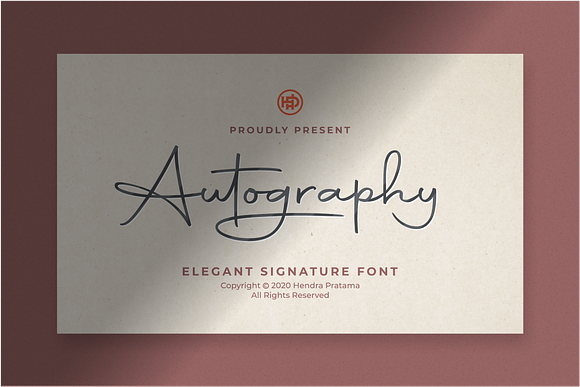 Autography - Signature Font in Script Fonts - product preview 10