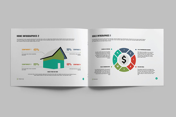 INFOGRAPHICS V2 - A5 Brochure in Brochure Templates - product preview 2