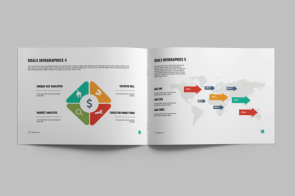 INFOGRAPHICS V2 - A5 Brochure in Brochure Templates - product preview 4