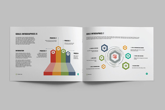 INFOGRAPHICS V2 - A5 Brochure in Brochure Templates - product preview 5