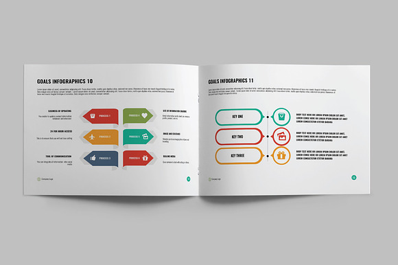 INFOGRAPHICS V2 - A5 Brochure in Brochure Templates - product preview 7