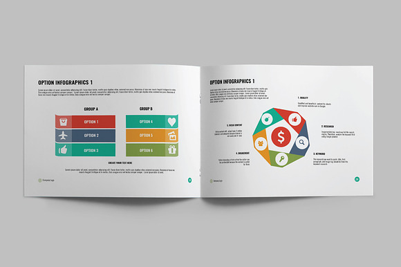 INFOGRAPHICS V2 - A5 Brochure in Brochure Templates - product preview 14