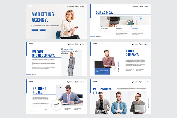MARKETING AGENCY - Keynote Template in Keynote Templates - product preview 1