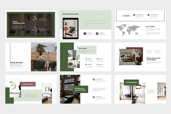 Cerao : Home Decor Powerpoint in PowerPoint Templates - product preview 8