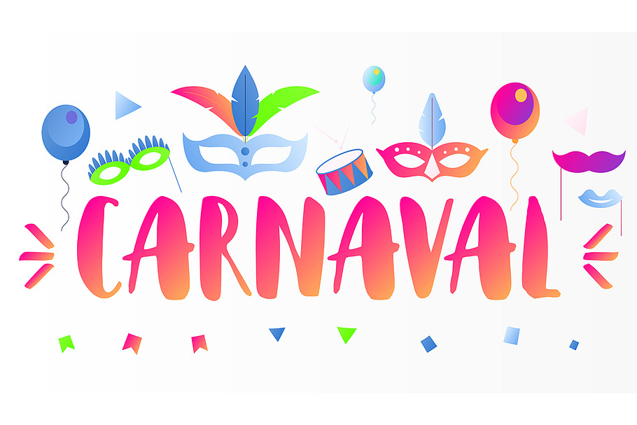 Carnaval Banner for Brazil Carnival in Illustrations - product preview 8