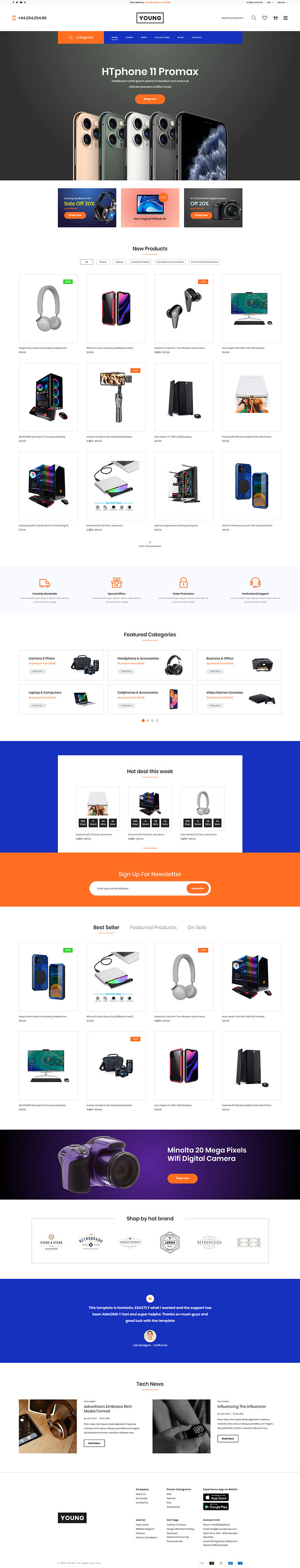 Young - Multipurpose HTML Template in HTML/CSS Themes - product preview 2