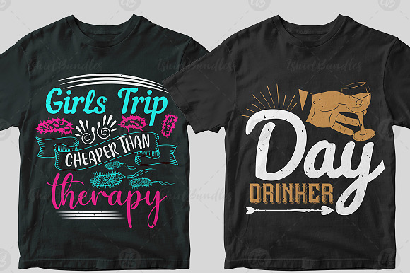 50 Editable Girls trip T shirt in Illustrations - product preview 7