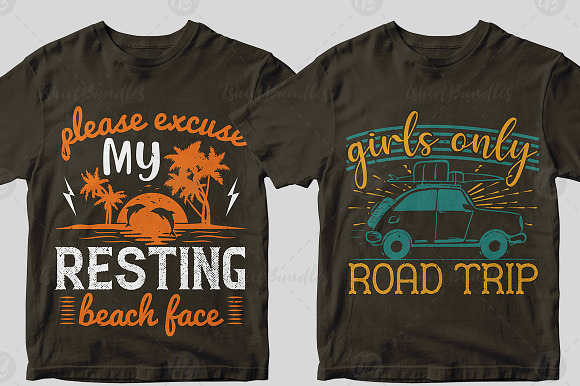 50 Editable Girls trip T shirt in Illustrations - product preview 20